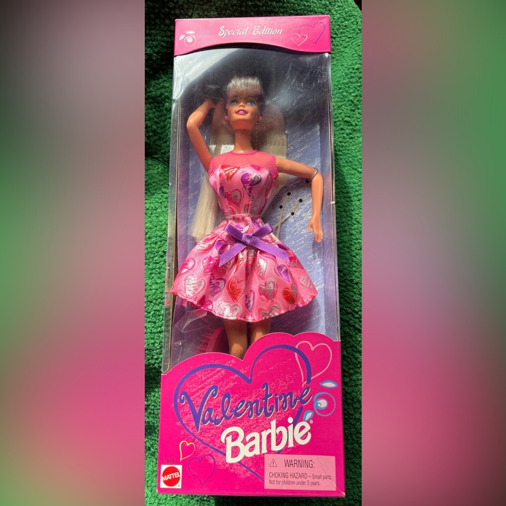 Mattel Valentine Barbie Doll - Pink Special Edition